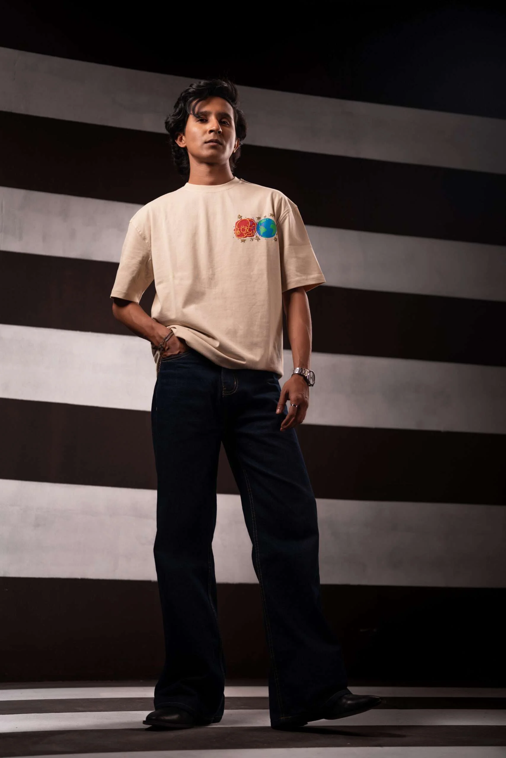 Damaged Goods Signature Beige T-Shirt (Unisex)