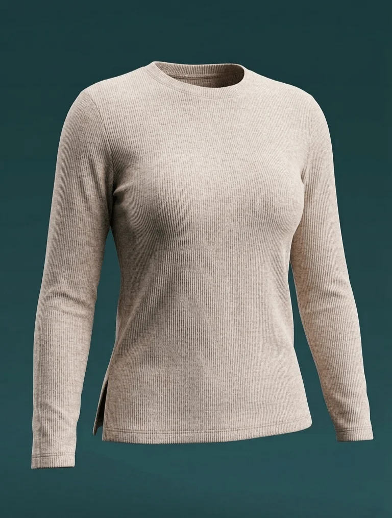 Side-Slit Knit Top